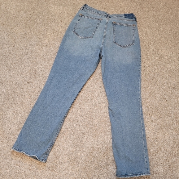 Abercrombie And Fitch The 90's Slim Straight Ultra High Waist Jeans Size 31 - Picture 7 of 7